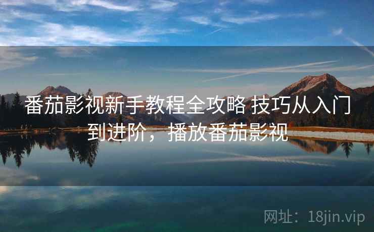 番茄影视新手教程全攻略 技巧从入门到进阶，播放番茄影视  第2张