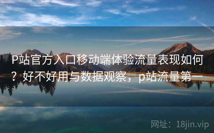 P站官方入口移动端体验流量表现如何？好不好用与数据观察，p站流量第一  第2张