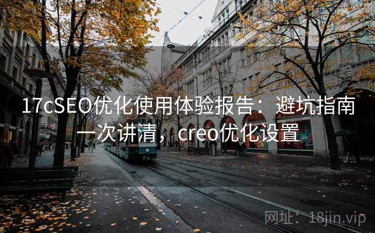 17cSEO优化使用体验报告：避坑指南一次讲清，creo优化设置  第2张