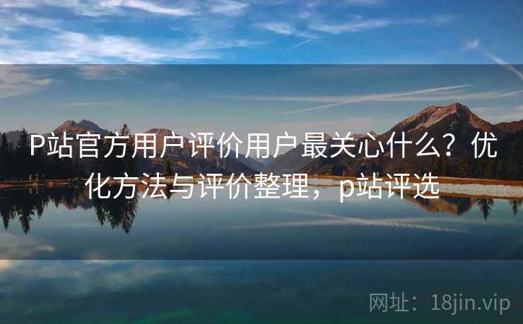 P站官方用户评价用户最关心什么？优化方法与评价整理，p站评选  第2张