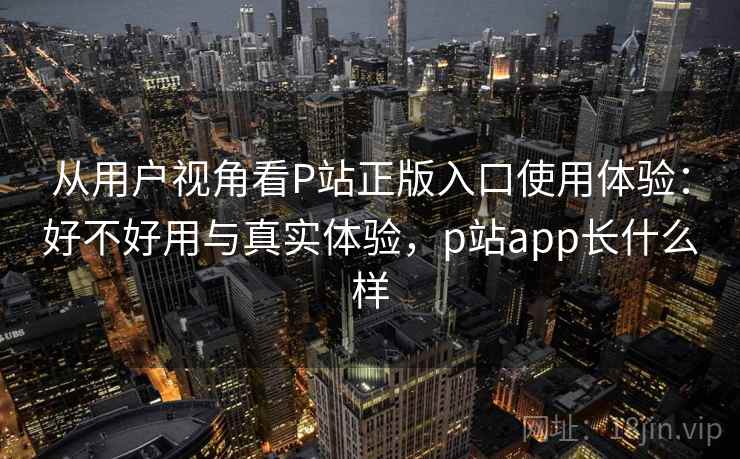 从用户视角看P站正版入口使用体验:好不好用与真实体验,p站app长什么样 第1张 从用户视角看P站正版入口使用体验:好不好用与真实体验,p站app长什么样 第1张