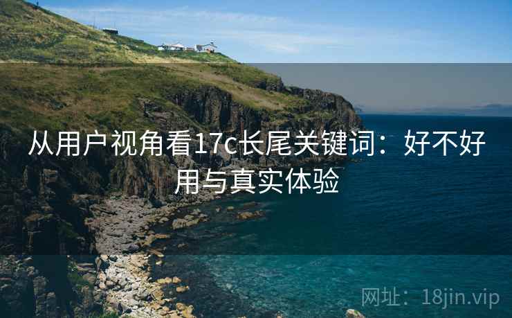 从用户视角看17c长尾关键词:好不好用与真实体验 第2张 从用户视角看17c长尾关键词:好不好用与真实体验 第2张