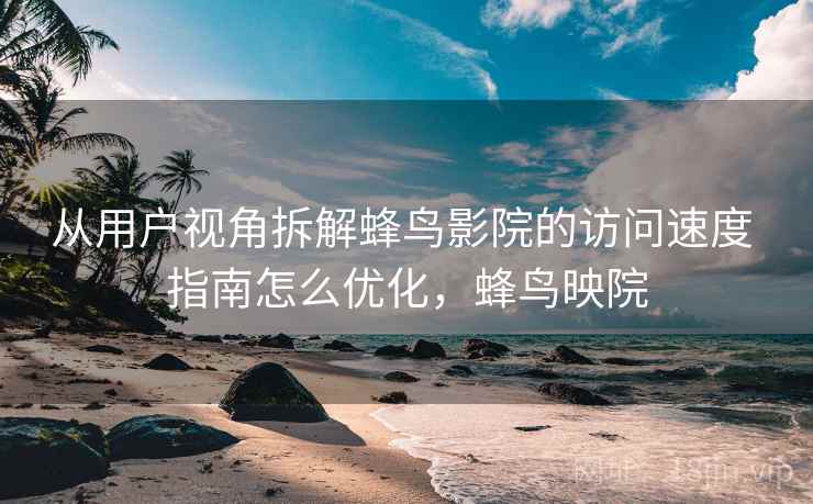 从用户视角拆解蜂鸟影院的访问速度 指南怎么优化，蜂鸟映院  第2张